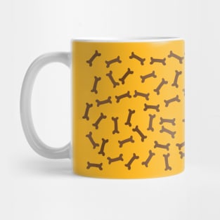 Dog Art - Chocolate Mini Bone Mug